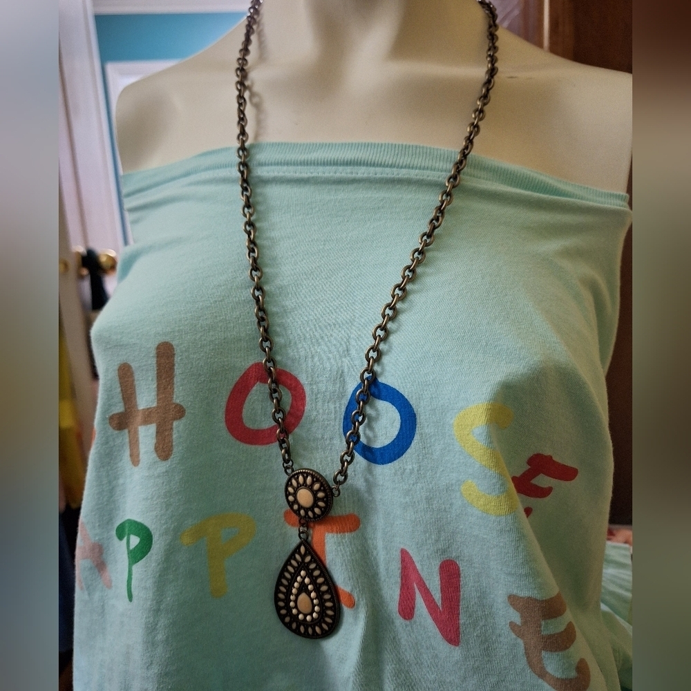Vintage Claires 30 Inch Long Boho  Necklace